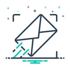 Mix icon for sending