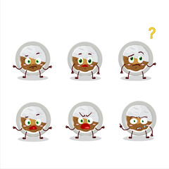 Cartoon character of coco ichibanya curry with what expression