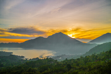 Sunrise at Mount Batur