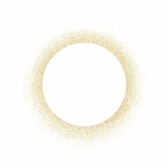 Glitter gold ring on white background, concept abstract soft color, card, book, banner , premium, paper, texture, luxury, bright, spray