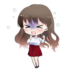 イラスト素材 マスクをしているブレザーの制服の女の子 Wall Mural ヒメヤマユリ イラスト素材 マスクをしているブレザーの制服の女の子 Wall Mural ヒメヤマユリ