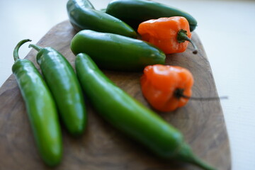 ハラペーニョ　唐辛子　辛い　チリ　メキシコ　スパイシー　野菜　ししとう