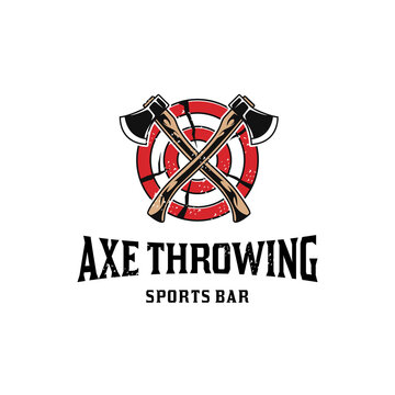 Axe throwing logo