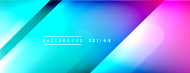 Dynamic lines abstract background. 3D shadow effects and fluid gradients. Modern overlapping forms