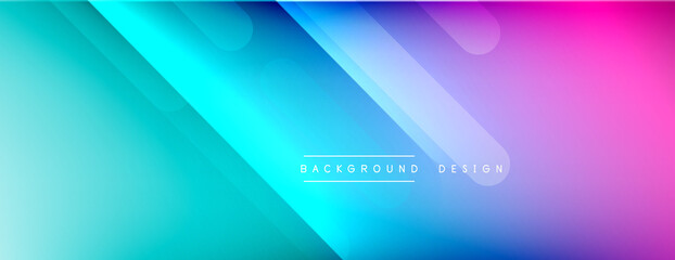 Dynamic lines abstract background. 3D shadow effects and fluid gradients. Modern overlapping forms
