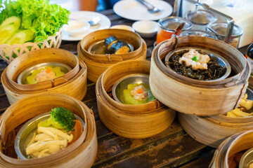 Colorful image of Dim Sum
