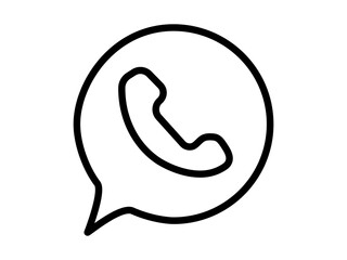 Phone icon. Telephone icon symbol isolated. Call icon - vector