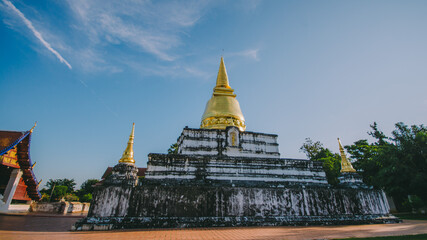 Naklejka premium Beautiful temple in thailand.