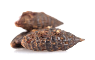 Aconite on white background
