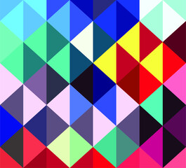 Geometric simple colored seamless pattern vector illustration design.unique multicolor vector design.
