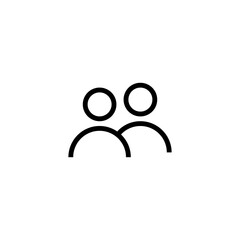 People Icon Line Person Vector