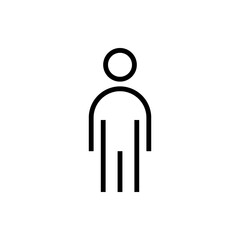 People Icon Line Person Vector