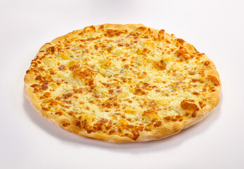 Italian traditional Pizza four cheeses
