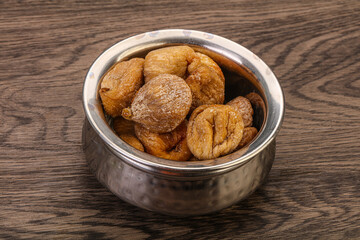 Dry sweet fig fruit heap