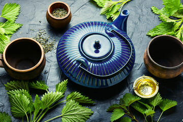 Herbal tea with nettle
