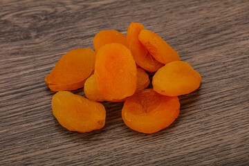 Sweet tasty dried apricot heap
