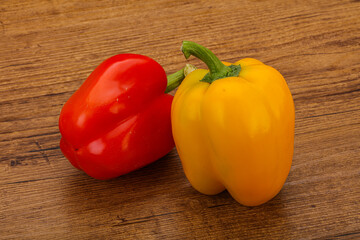 Ripe sweet Bulgarian bell pepper