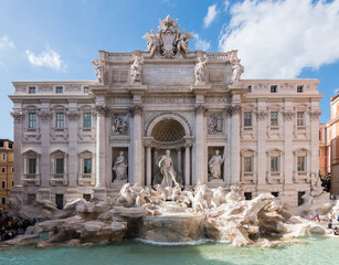 Fototapeta na wymiar fontaine de Trevi, Rome