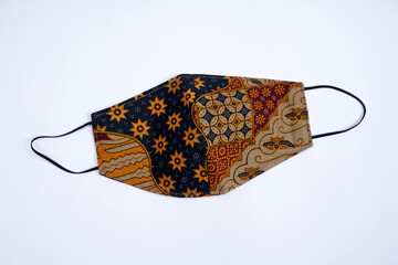 Batik fabric mask
