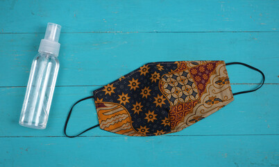 Batik fabric mask