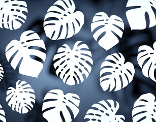 Beautiful plants for art projects, cards, business, posters. 3D illustration, computer-generated fractal