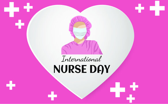 International Nurse Day. Modern Design for Web Page, Banner, Presentation etc.