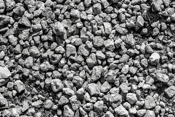 Construction stone crushed stone as abstract background.