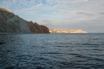 Naklejka premium cliffs of moher at sunset