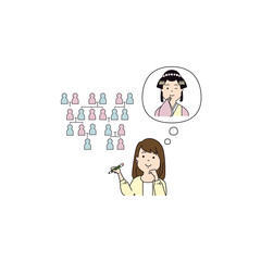 家系図を書いて自分の先祖が姫と知る