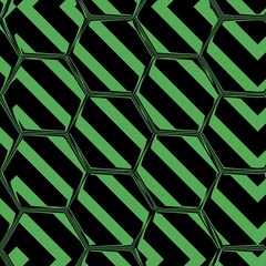 Illustration Abstract kaleidoscope green color background, Multicolor geometric kaleidoscope backdrop, Colorful kaleidoscope texture, Decorative kaleidoscopic ornament, Colorful ornament background.