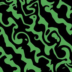 Illustration Abstract kaleidoscope green color background, Multicolor geometric kaleidoscope backdrop, Colorful kaleidoscope texture, Decorative kaleidoscopic ornament, Colorful ornament background.