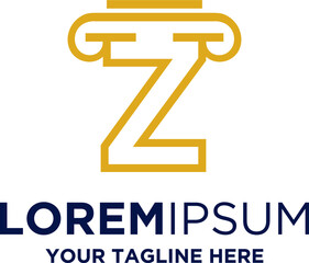 Letter Z Law & Attorney  Firm Logo