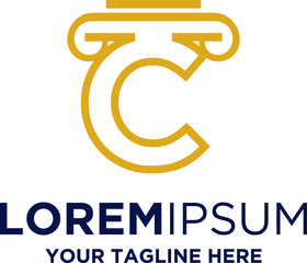 Letter C Law & Attorney  Firm Logo
