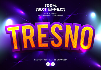 Tresno Editable Text Effect