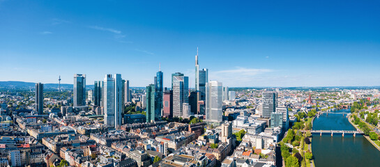 Frankfurt Mainhattan - obrazy, fototapety, plakaty