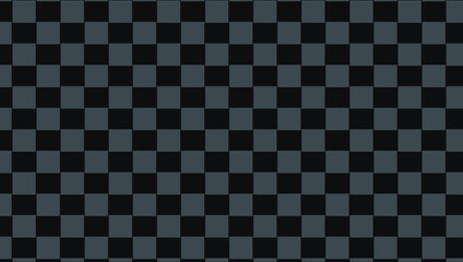 Black and gray chessboard - vector design