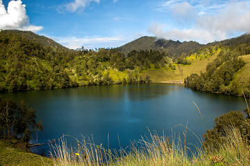 Lake at Semeru Mountain Indonesia