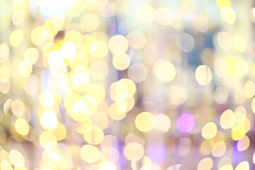 golden bokeh blurred circles background, abstract blurred design pattern