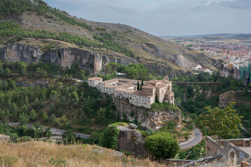Fototapeta na wymiar Former convent of Saint Paul, in the city of Cuenca, Spain