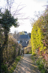 Naklejka premium Eine Gasse in der Stolberger Altstadt