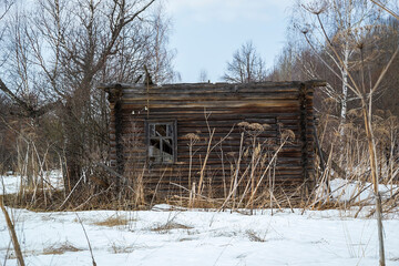 house in a ruined village