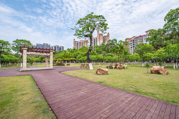 Fototapeta premium Nansha Taiji Park, Guangzhou, China