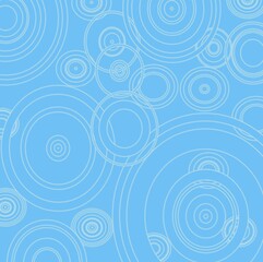 blue background with circles