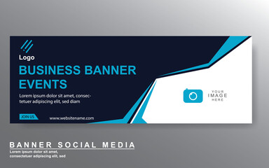 Vector abstract design web banner template. Web Design Elements - Header Design. Abstract geometric web banner template on grey background.Modern banner.