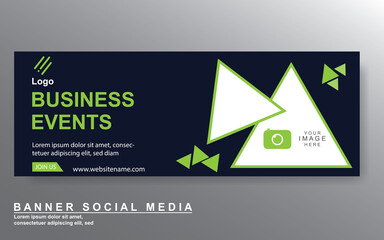 Vector abstract design web banner template. Web Design Elements - Header Design. Abstract geometric web banner template on grey background.Modern banner.