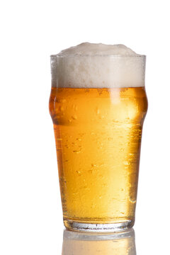 Bicchiere Birra bionda ghiacciata