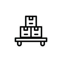 product line icon vector illustration