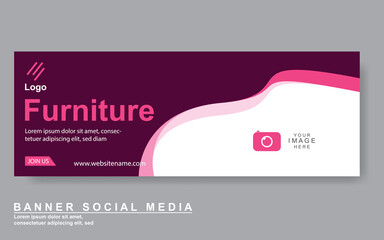 Vector abstract design web banner template. Web Design Elements - Header Design. Abstract geometric web banner template on grey background.Modern banner.