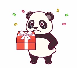 可愛いパンダのイラスト