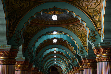 Fototapeta na wymiar interior of the mosque country